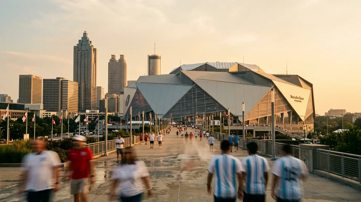 Semifinal Inglaterra-Argentina del Mundial 2026 en el Mercedes-Benz Stadium de Atlanta