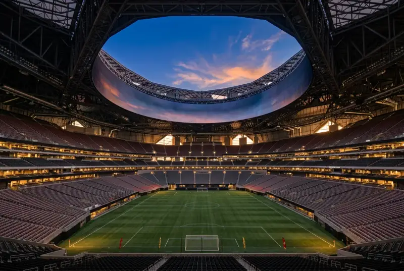 Mercedes-Benz Stadium en Atlanta, sede de los partidos de España en el Mundial 2026